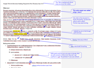 Electronic Marking plain text Electronic Marking plain text