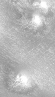 networks and cones on Mars